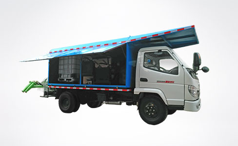 16C車載混凝土濕噴臺車-1